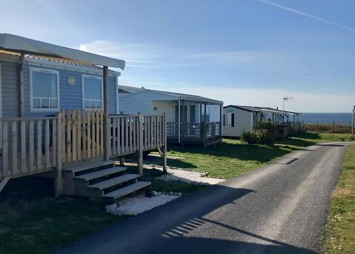 Mobil-home Avec Vue Sur Campingplads *